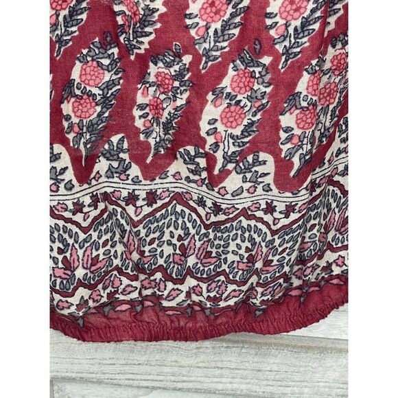 American Eagle Outfitters Floral Long Sleeve Boho Shirt Size XS - Picture 4 of 6